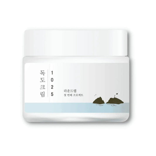 Crème 1025 Dokdo Cream de Round Lab, format 80 ml, vue de face