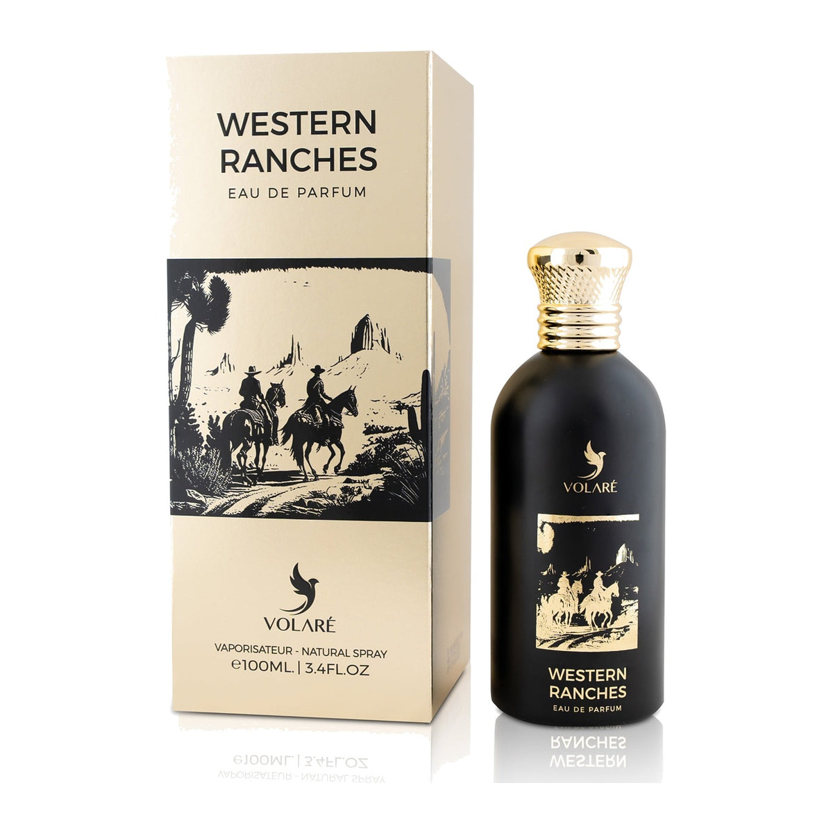 Western Ranches 100 ml - Volaré, flacon et étui - PARFUM DUBAI STORE
